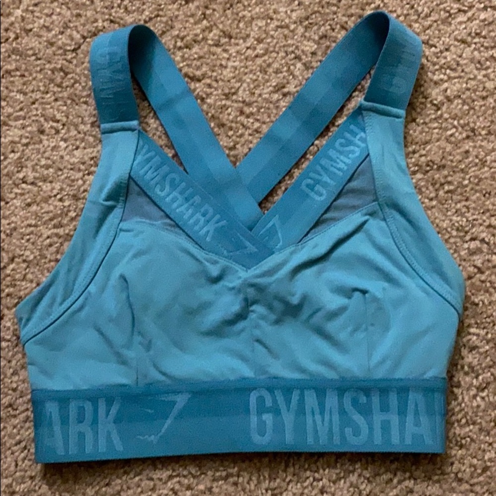 Dusky Blue Gymshark Sportsbra